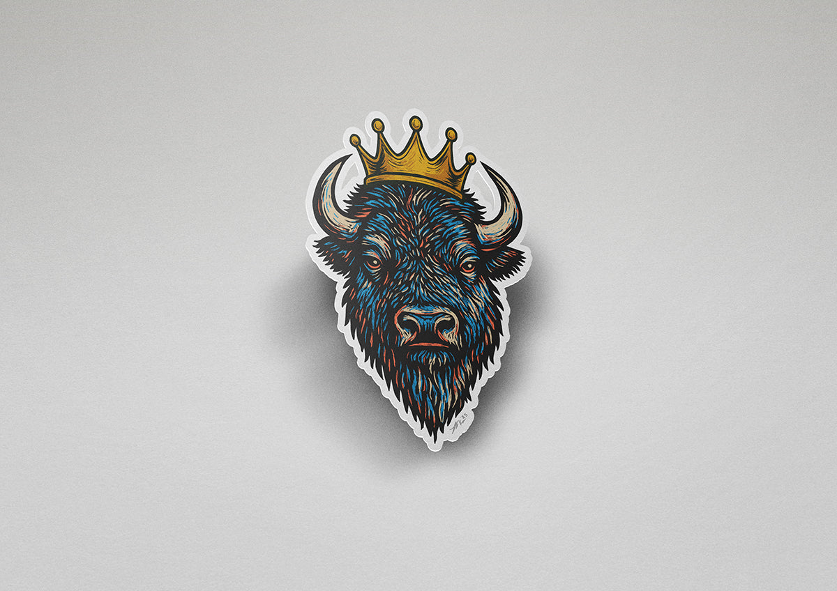 King Bison Sticker