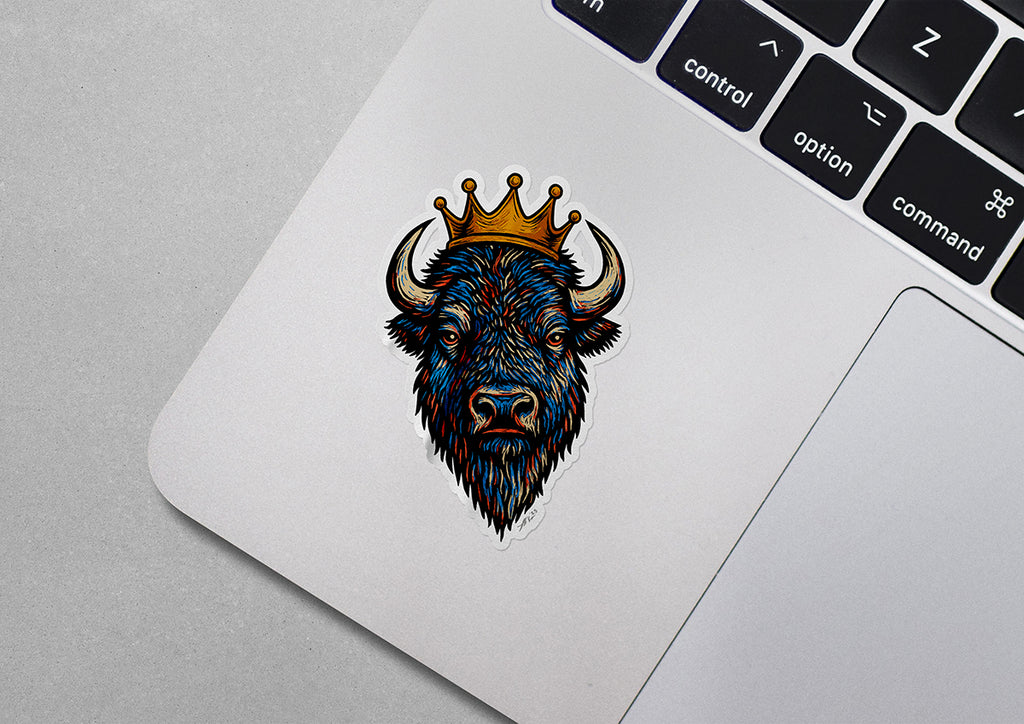 King Bison Sticker