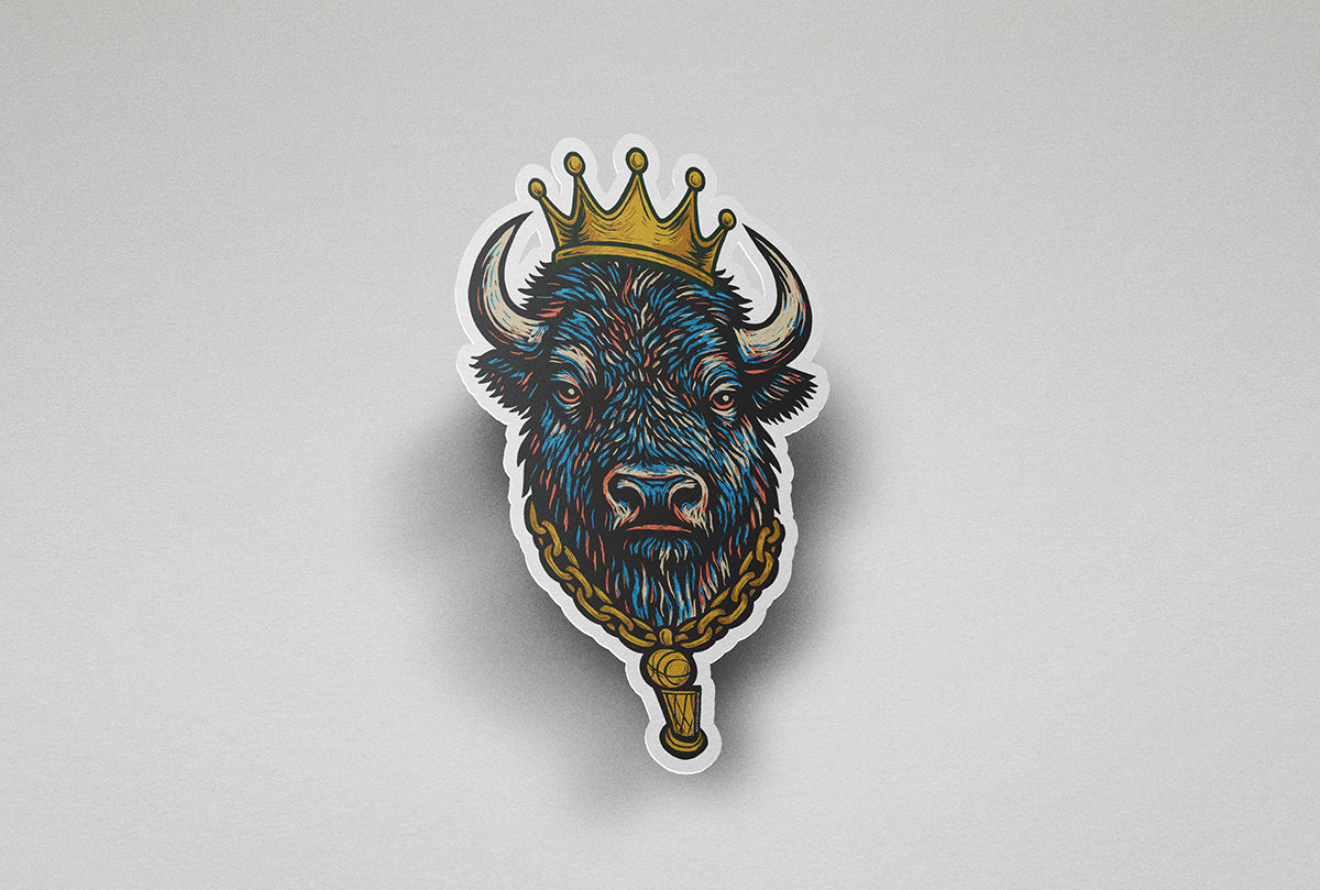 King Bison Sticker