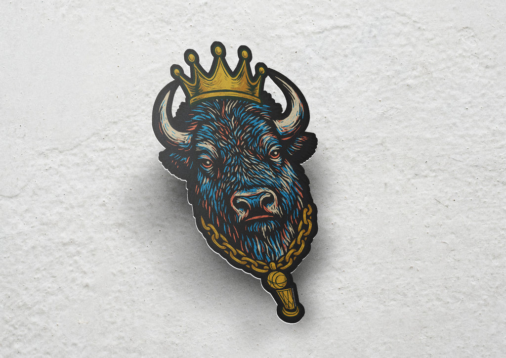 King Bison Sticker