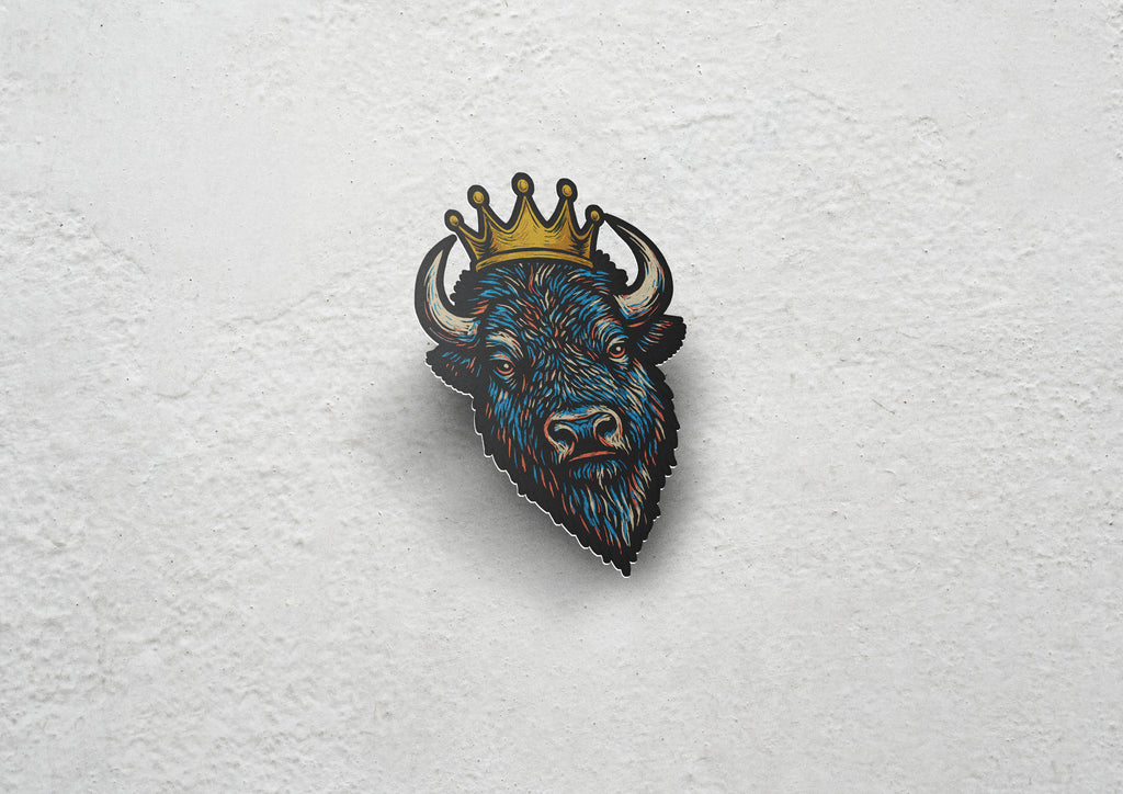 King Bison Sticker